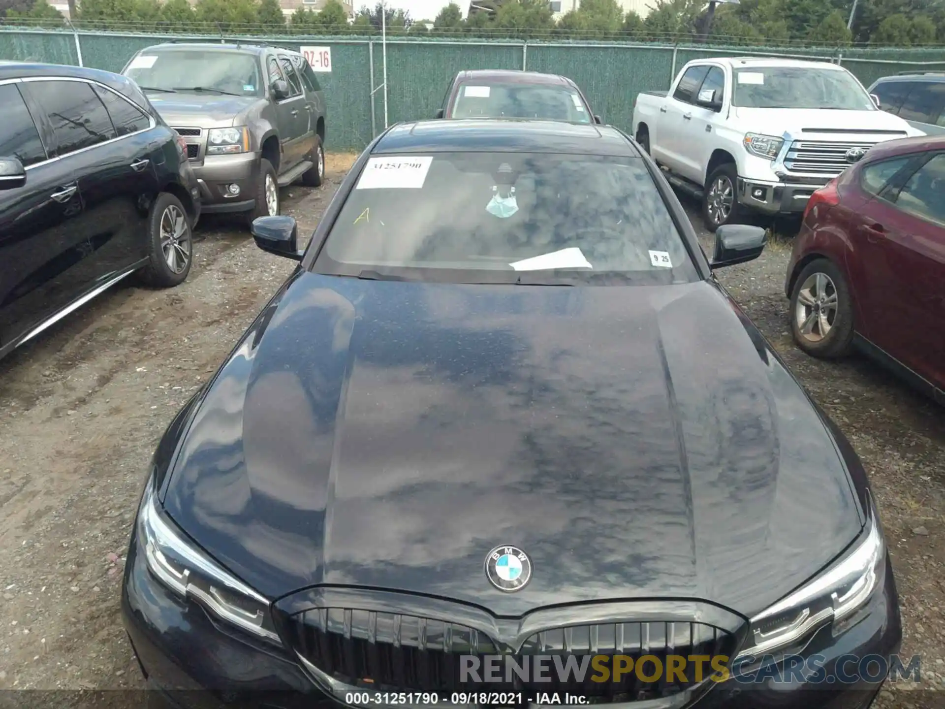 6 Фотография поврежденного автомобиля 3MW5R7J04M8B48938 BMW 3 SERIES 2021