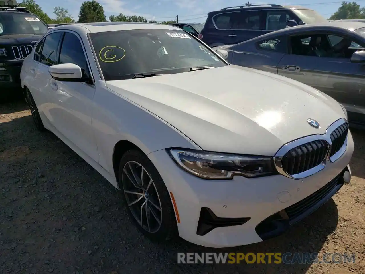 1 Photograph of a damaged car 3MW5R7J04M8B61172 BMW 3 SERIES 2021