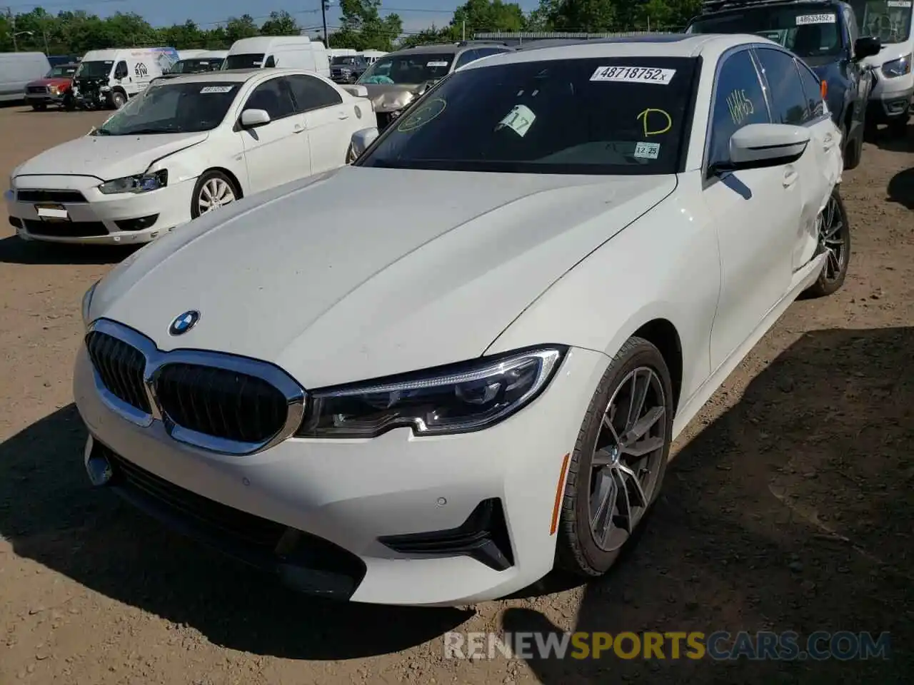 2 Photograph of a damaged car 3MW5R7J04M8B61172 BMW 3 SERIES 2021