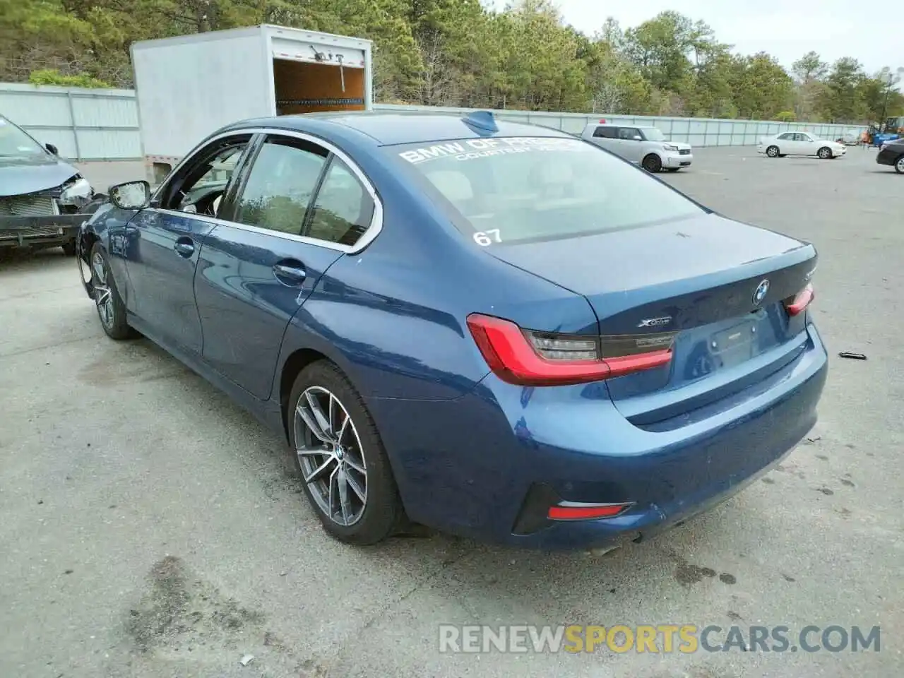 3 Photograph of a damaged car 3MW5R7J04M8B67246 BMW 3 SERIES 2021