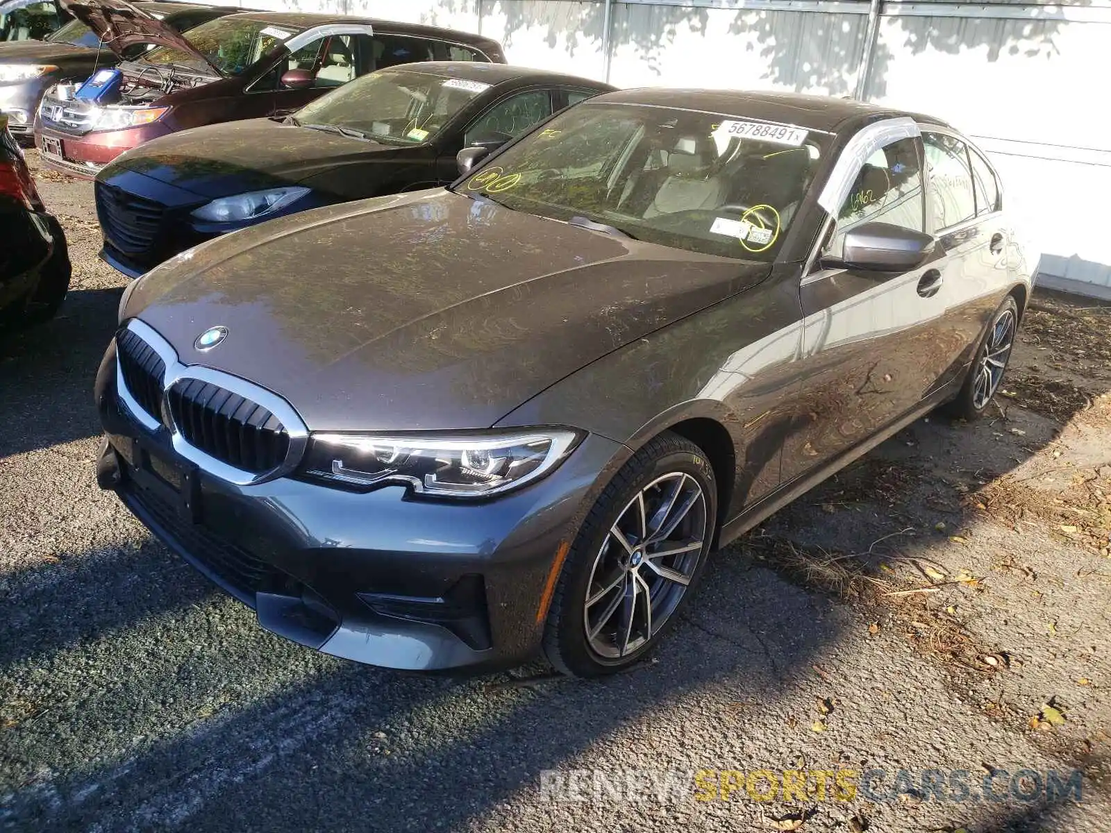 2 Photograph of a damaged car 3MW5R7J04M8B70955 BMW 3 SERIES 2021