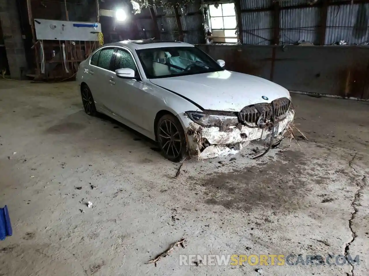 1 Photograph of a damaged car 3MW5R7J04M8B81583 BMW 3 SERIES 2021