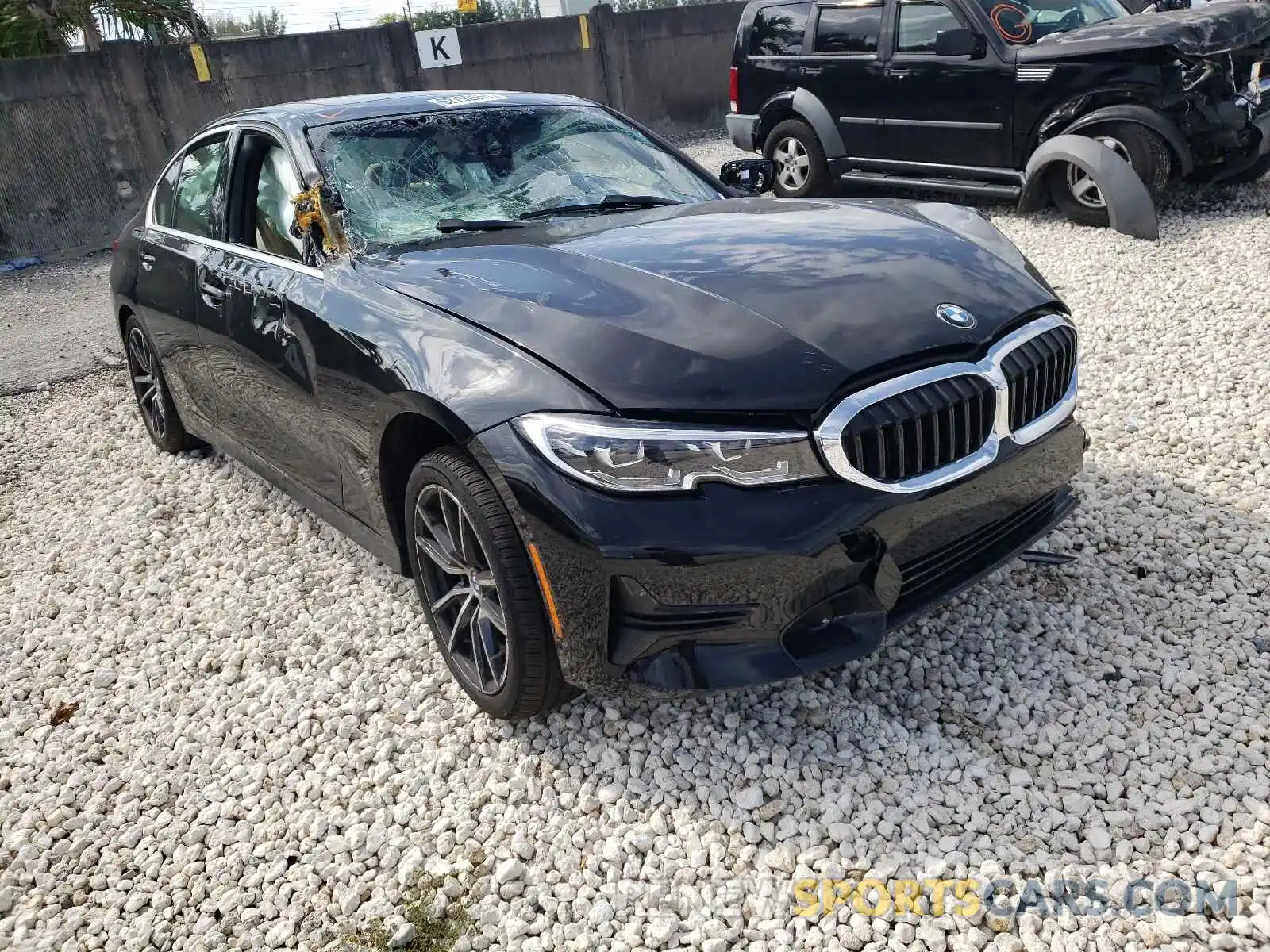 1 Фотография поврежденного автомобиля 3MW5R7J04M8B81602 BMW 3 SERIES 2021