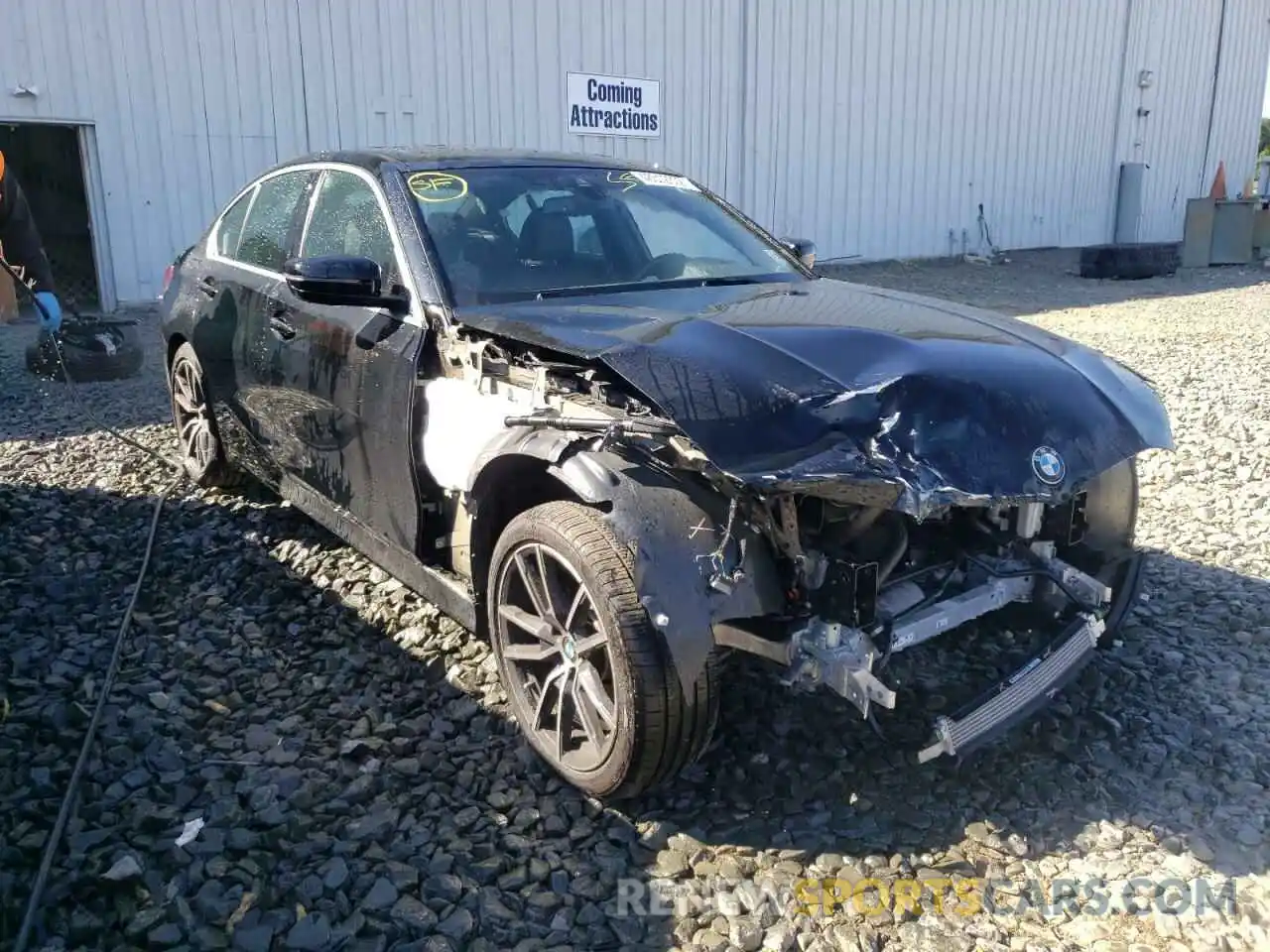 1 Photograph of a damaged car 3MW5R7J04M8B87139 BMW 3 SERIES 2021