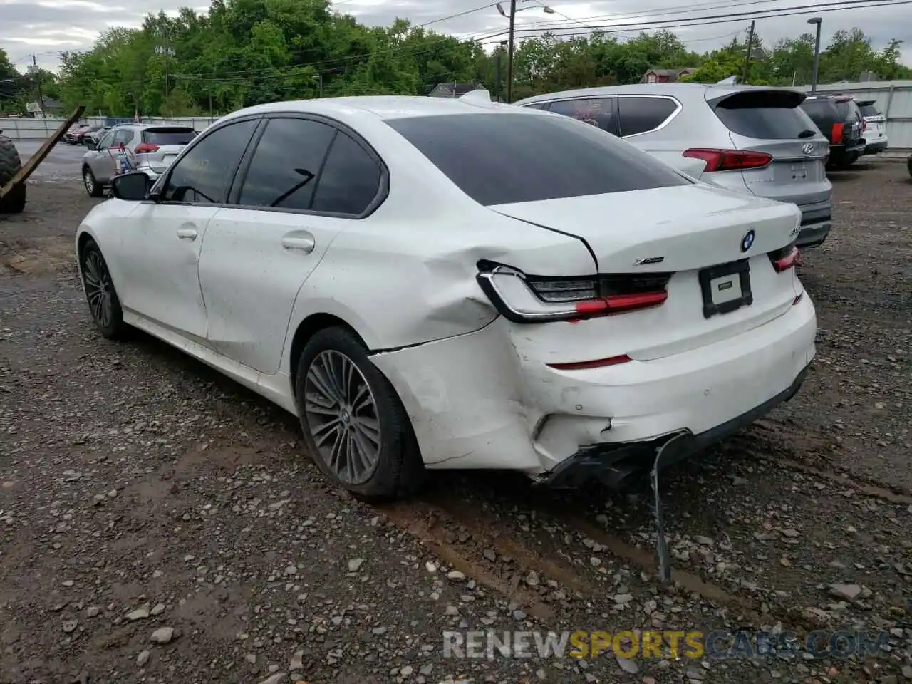 3 Photograph of a damaged car 3MW5R7J04M8C06191 BMW 3 SERIES 2021