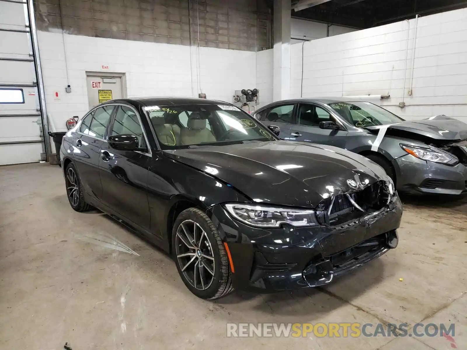 1 Photograph of a damaged car 3MW5R7J04M8C07499 BMW 3 SERIES 2021