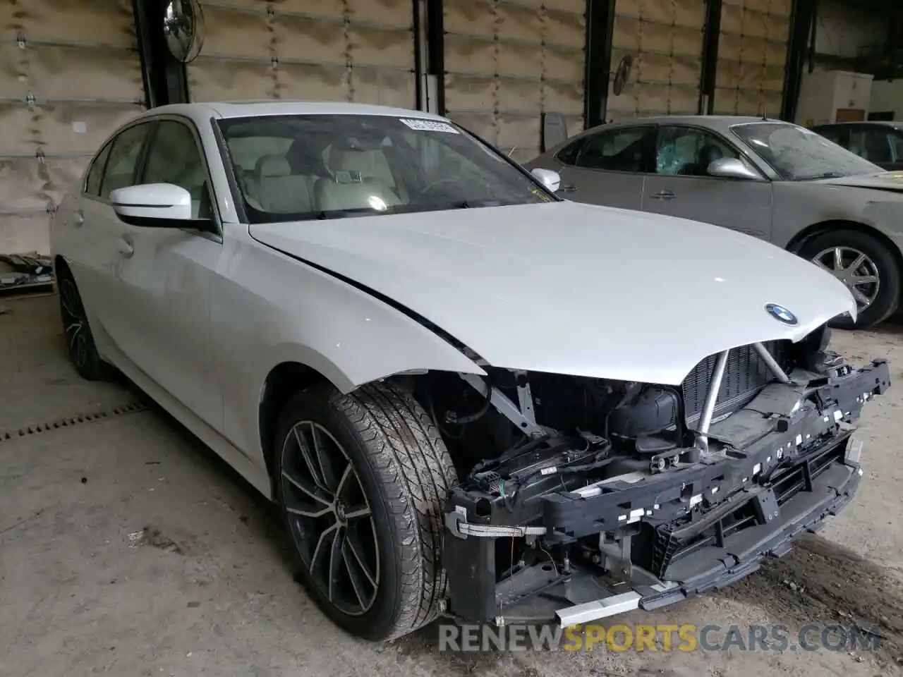 1 Photograph of a damaged car 3MW5R7J04M8C08183 BMW 3 SERIES 2021