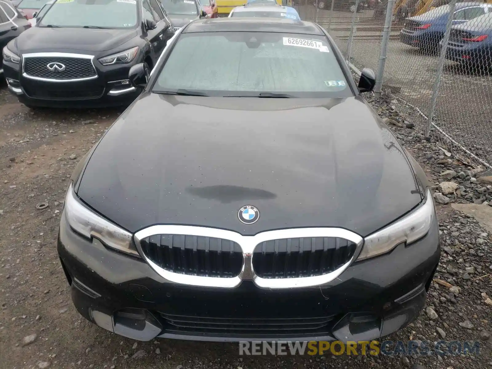 9 Фотография поврежденного автомобиля 3MW5R7J04M8C12038 BMW 3 SERIES 2021