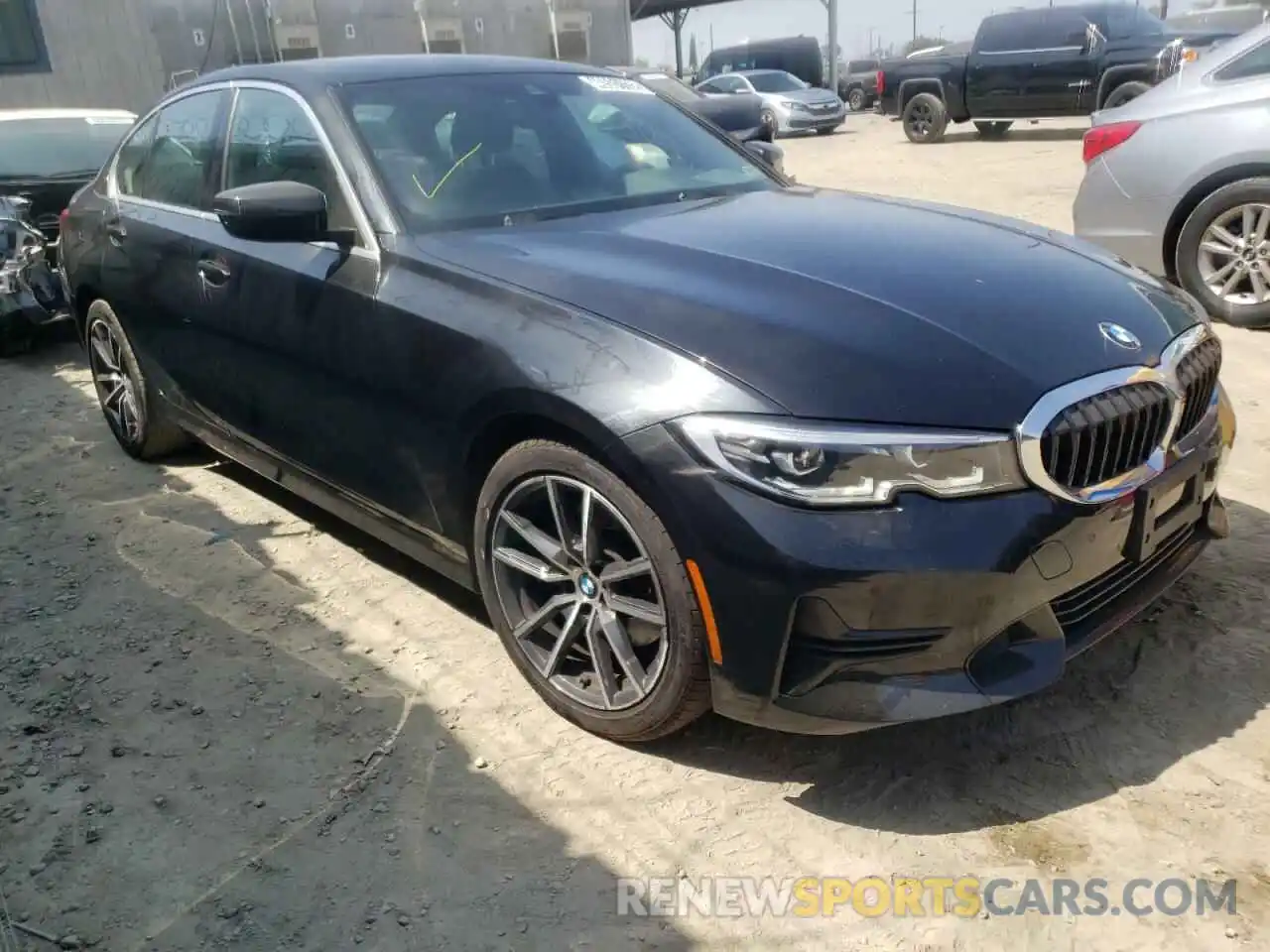 1 Photograph of a damaged car 3MW5R7J04M8C12265 BMW 3 SERIES 2021