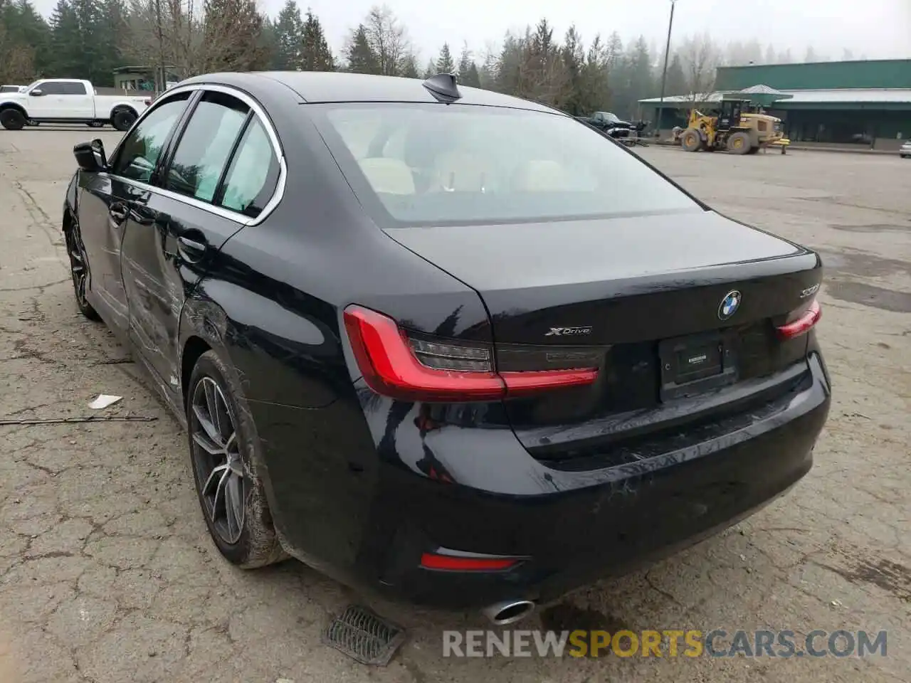 3 Photograph of a damaged car 3MW5R7J04M8C12699 BMW 3 SERIES 2021