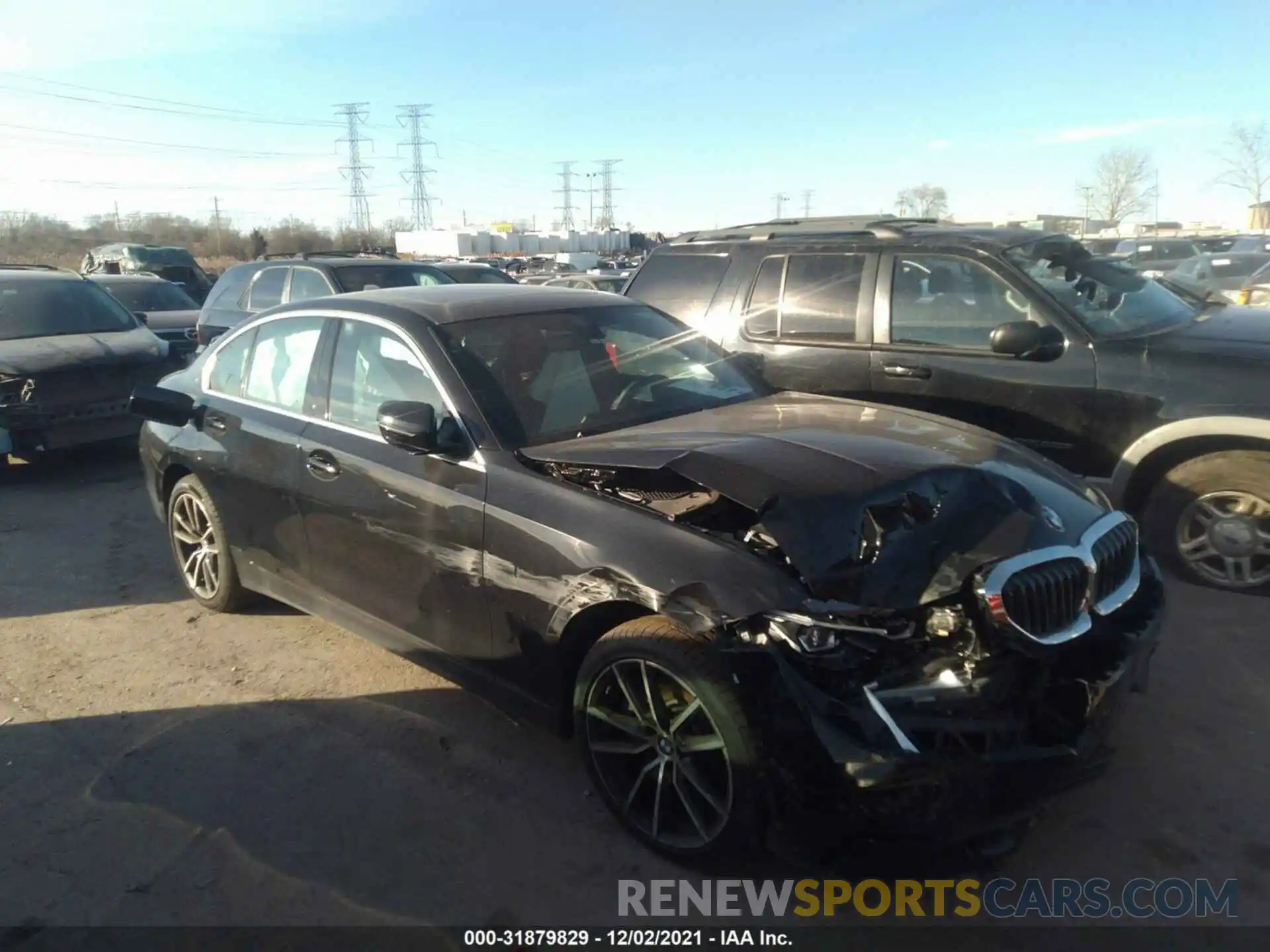 1 Photograph of a damaged car 3MW5R7J04M8C12931 BMW 3 SERIES 2021