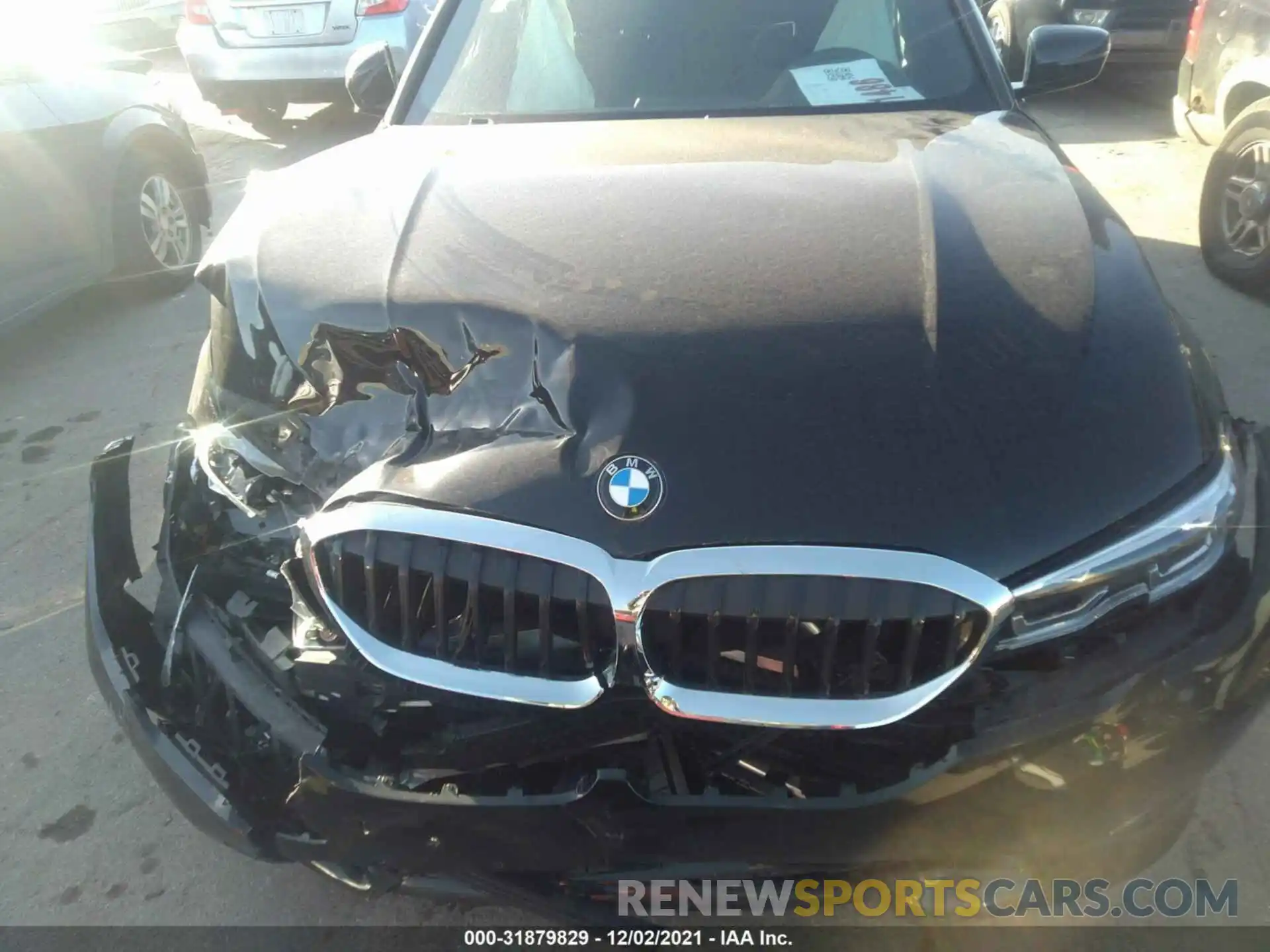 10 Photograph of a damaged car 3MW5R7J04M8C12931 BMW 3 SERIES 2021