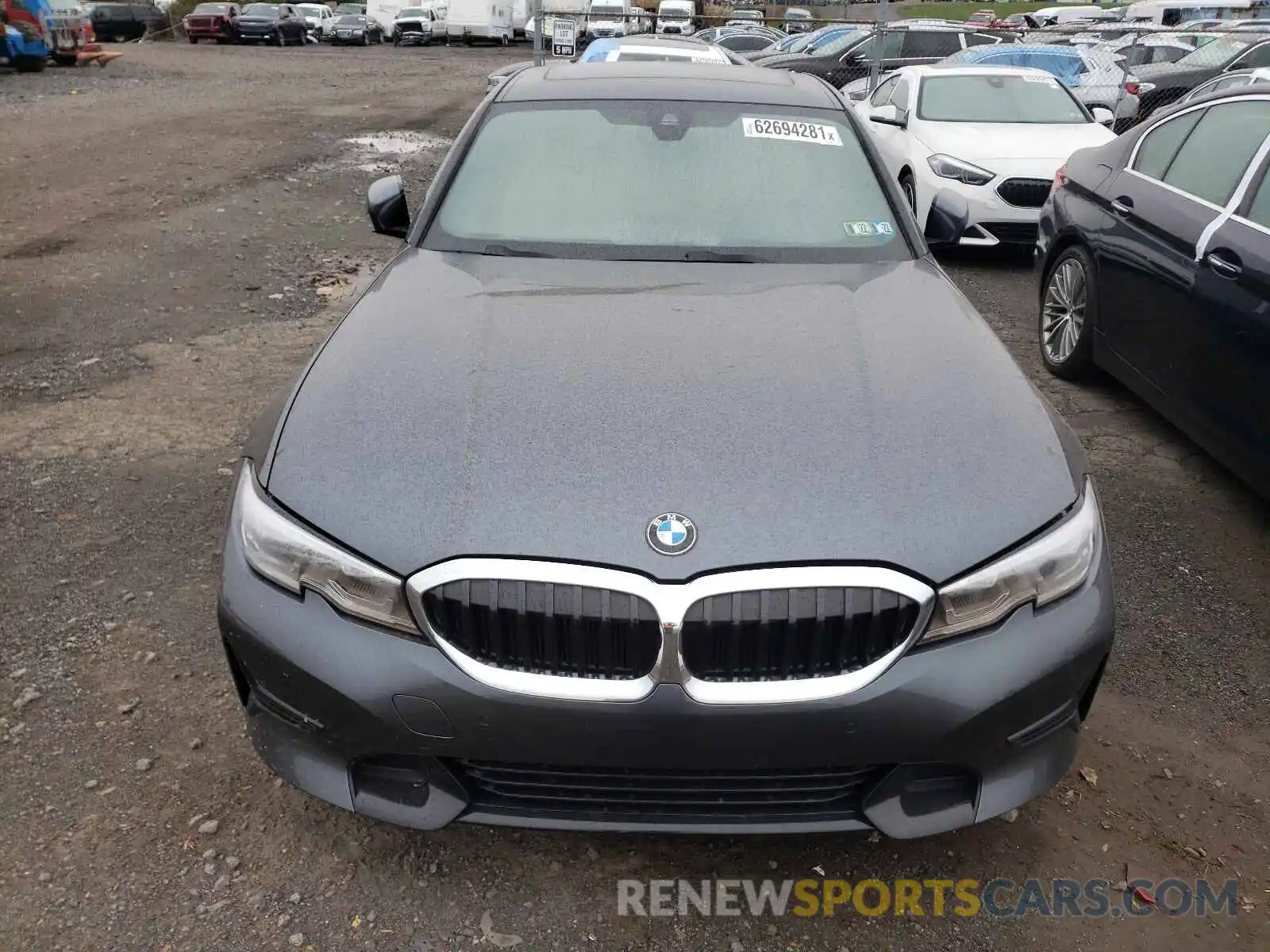 9 Photograph of a damaged car 3MW5R7J04M8C14694 BMW 3 SERIES 2021