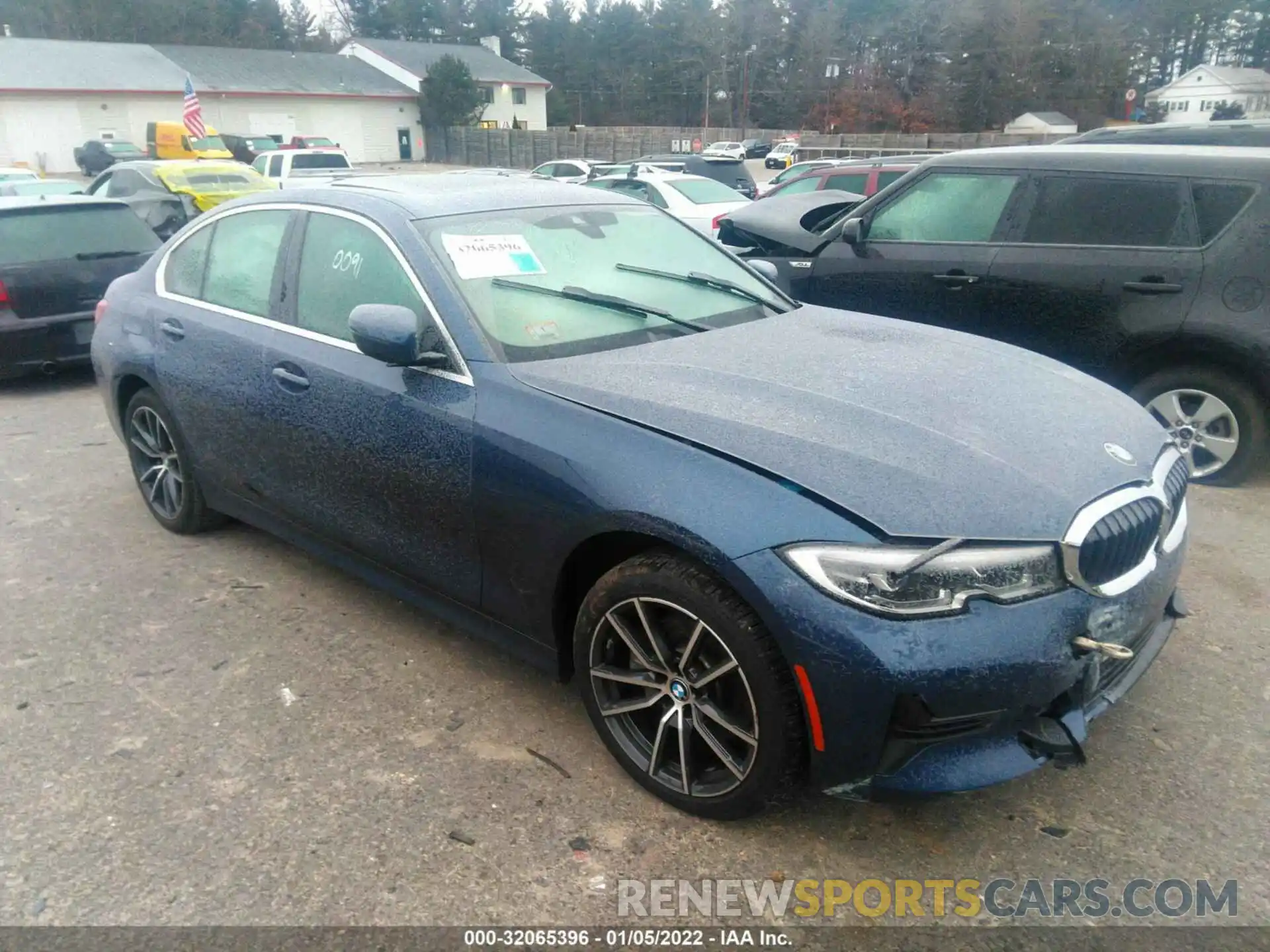 1 Photograph of a damaged car 3MW5R7J05M8B49399 BMW 3 SERIES 2021