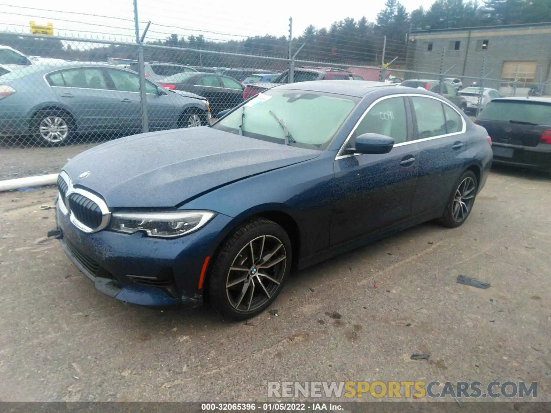 2 Photograph of a damaged car 3MW5R7J05M8B49399 BMW 3 SERIES 2021