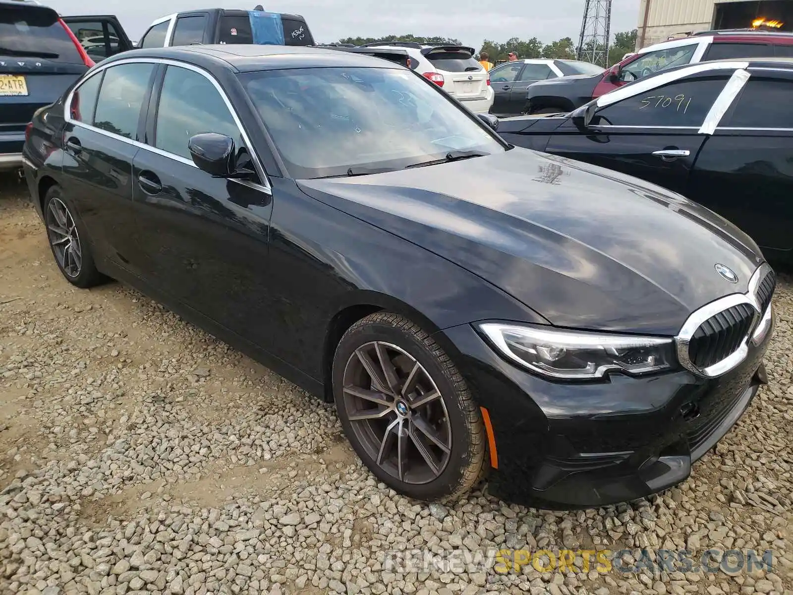 1 Photograph of a damaged car 3MW5R7J05M8B60547 BMW 3 SERIES 2021