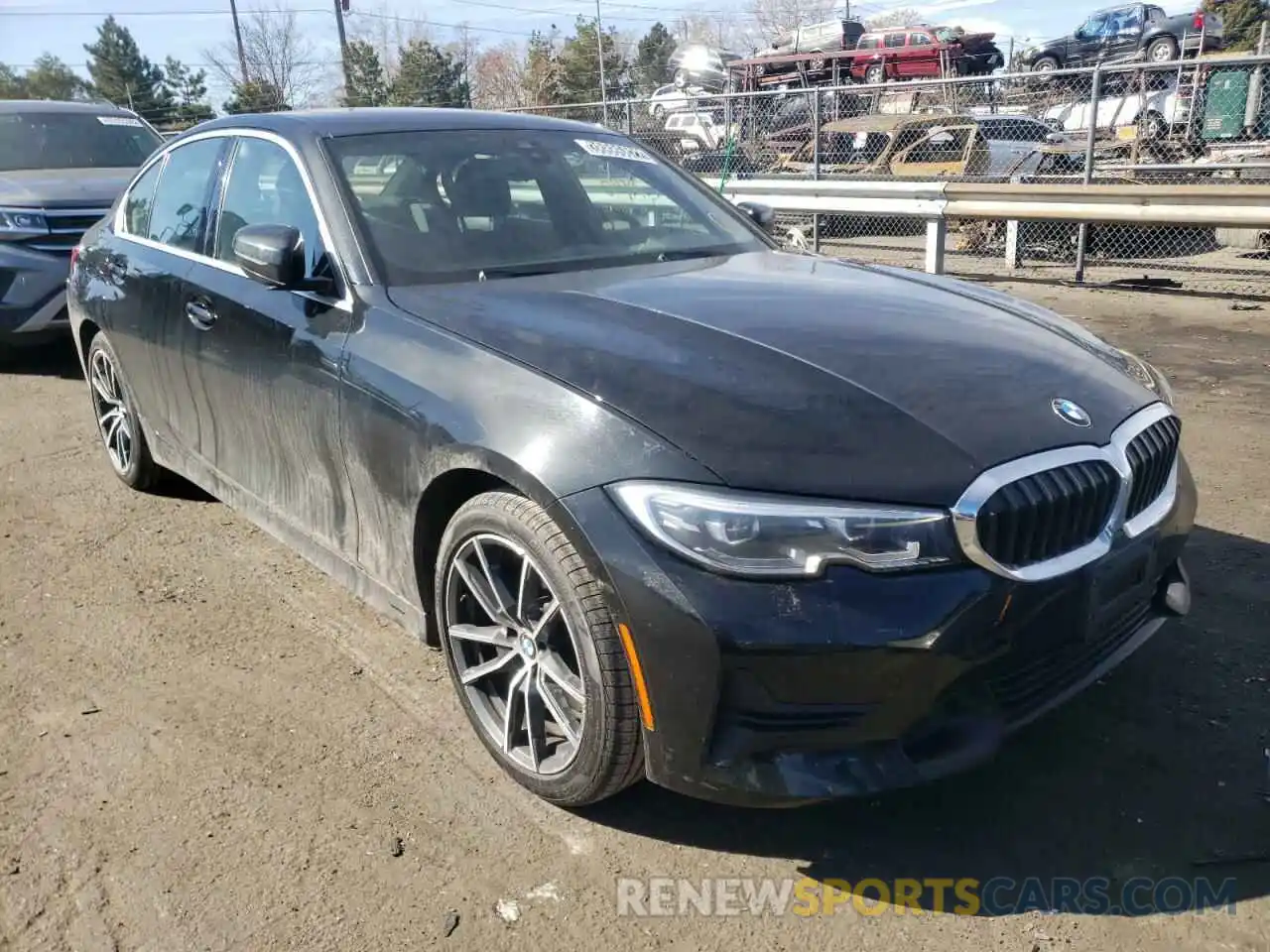 1 Photograph of a damaged car 3MW5R7J05M8B76795 BMW 3 SERIES 2021