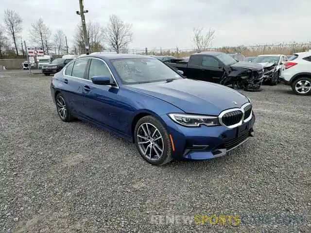 1 Фотография поврежденного автомобиля 3MW5R7J05M8B77686 BMW 3 SERIES 2021