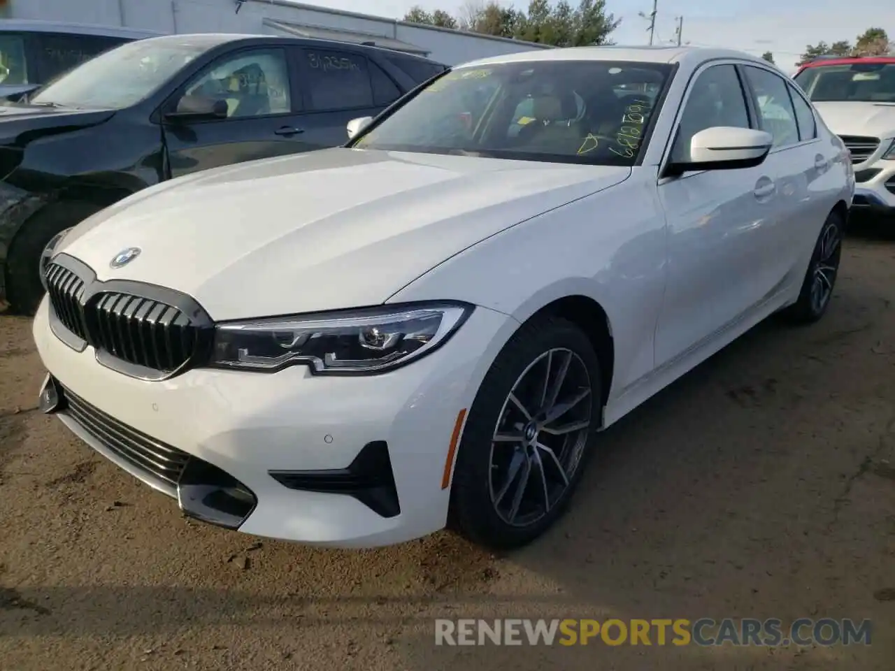 2 Photograph of a damaged car 3MW5R7J05M8B79115 BMW 3 SERIES 2021