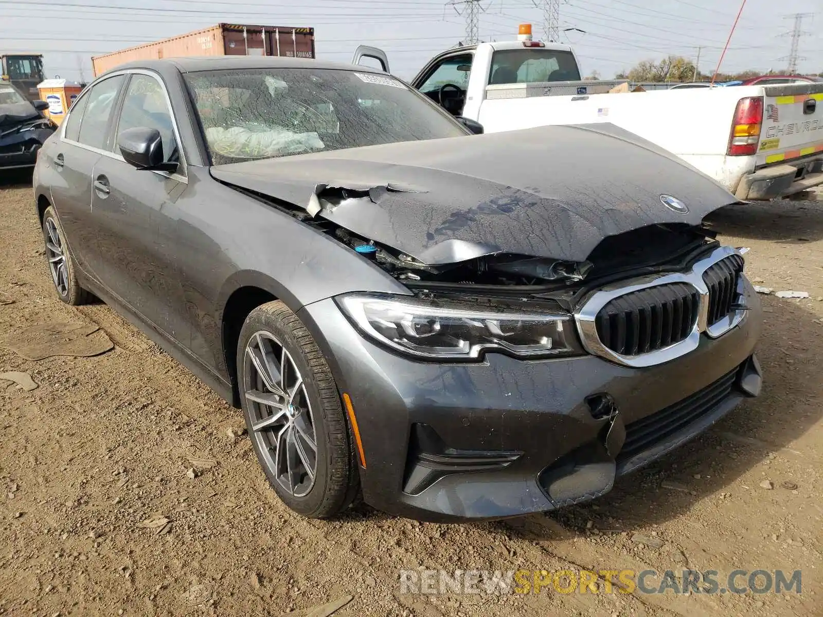 1 Photograph of a damaged car 3MW5R7J05M8B81978 BMW 3 SERIES 2021