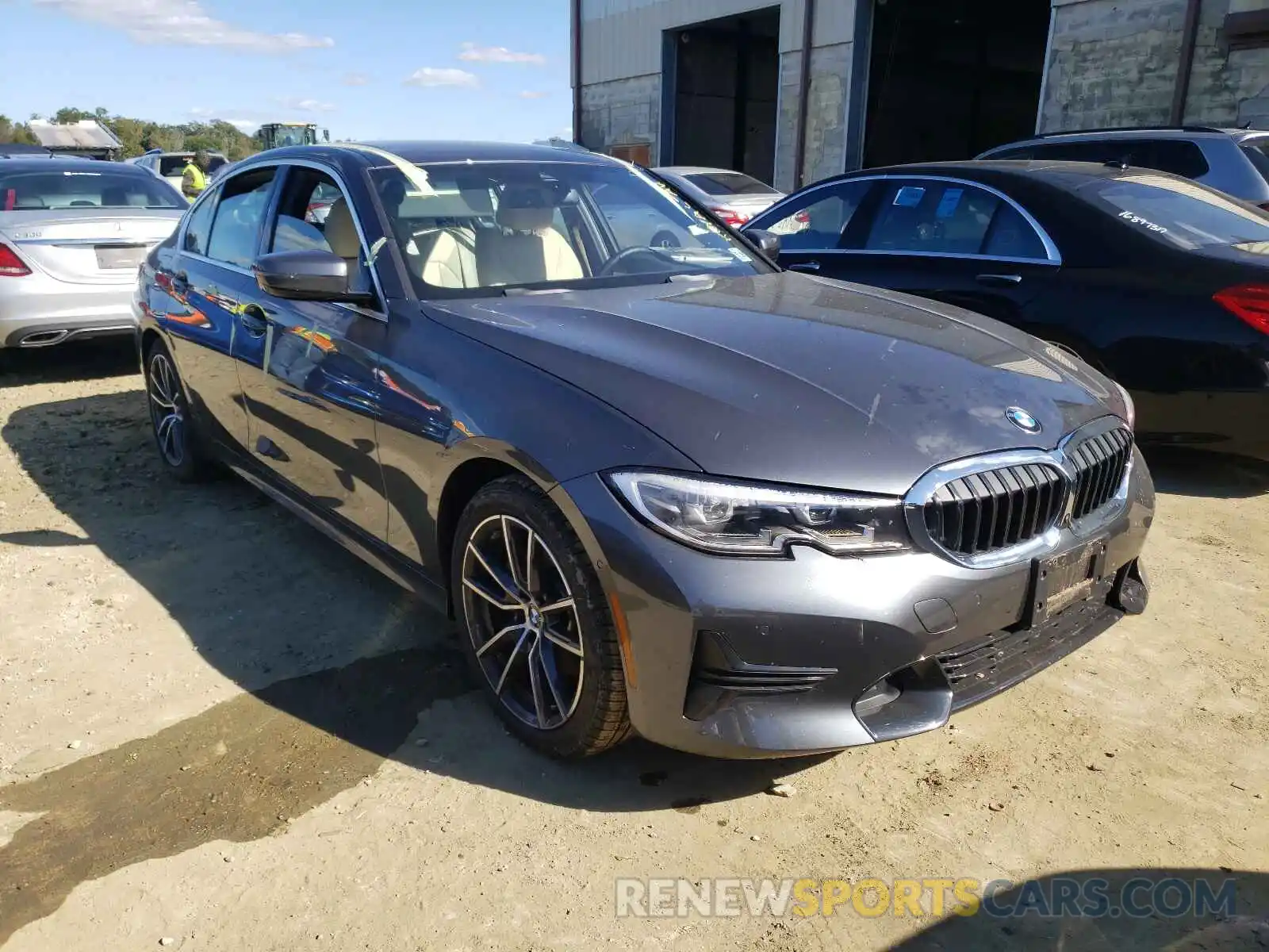 1 Photograph of a damaged car 3MW5R7J05M8B83164 BMW 3 SERIES 2021