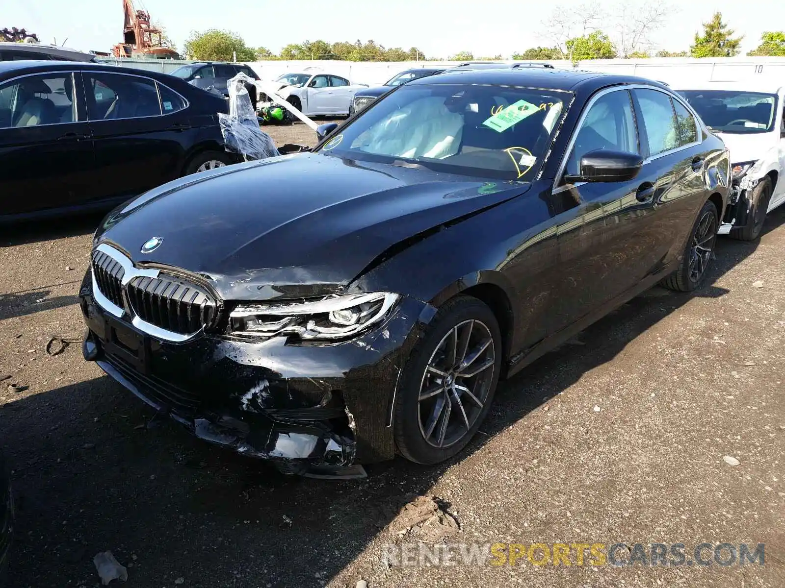 2 Photograph of a damaged car 3MW5R7J05M8B93872 BMW 3 SERIES 2021