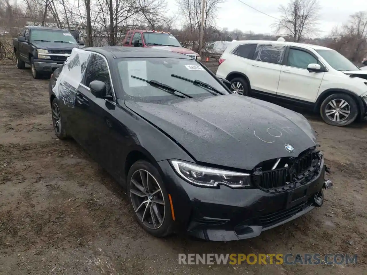 1 Photograph of a damaged car 3MW5R7J05M8B97968 BMW 3 SERIES 2021