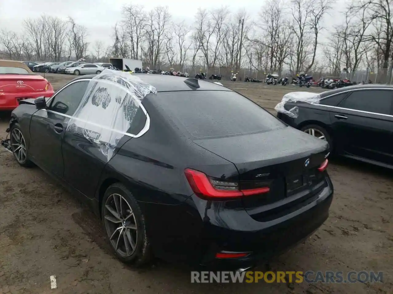 3 Фотография поврежденного автомобиля 3MW5R7J05M8B97968 BMW 3 SERIES 2021