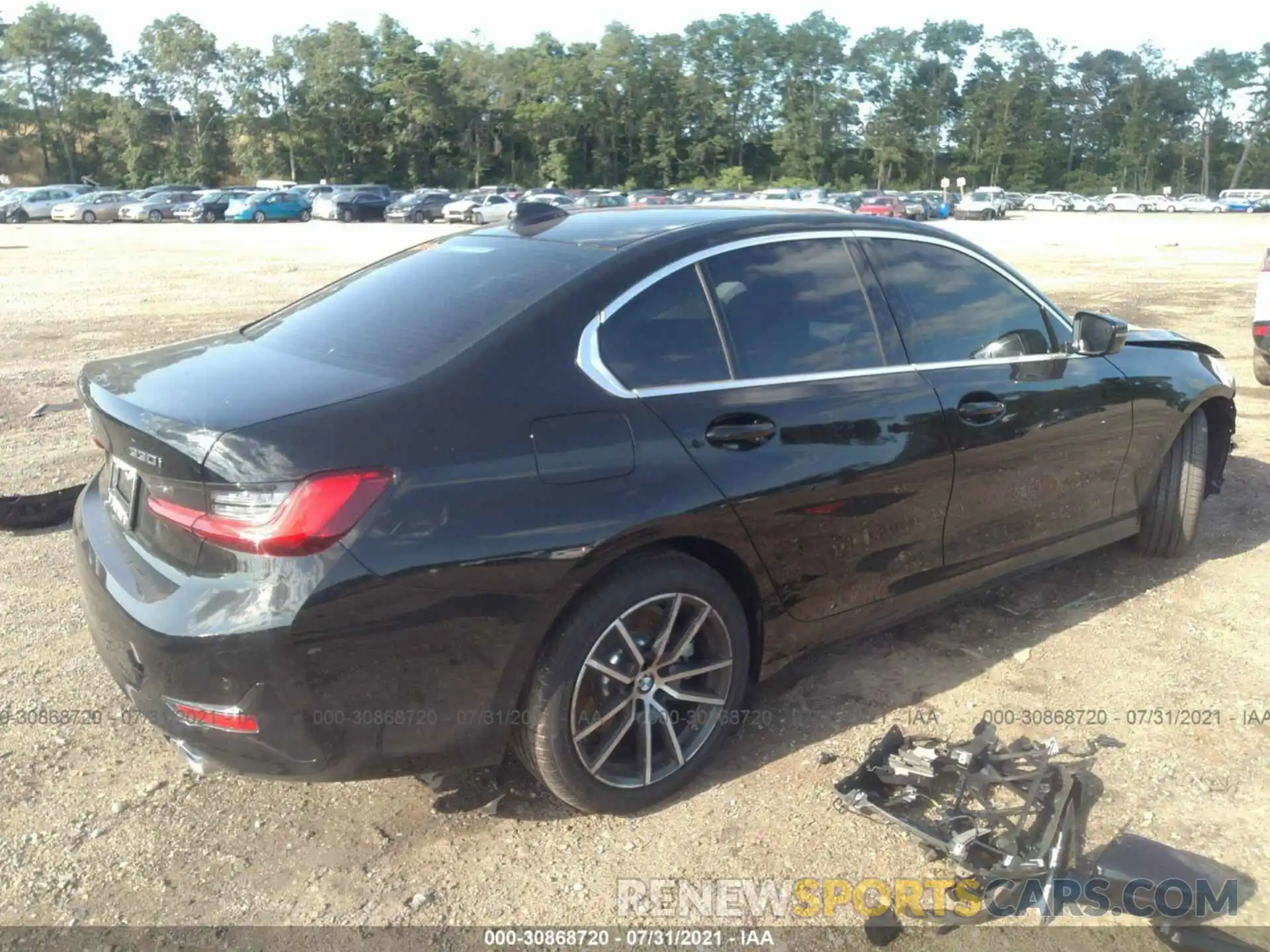 4 Photograph of a damaged car 3MW5R7J05M8C05065 BMW 3 SERIES 2021