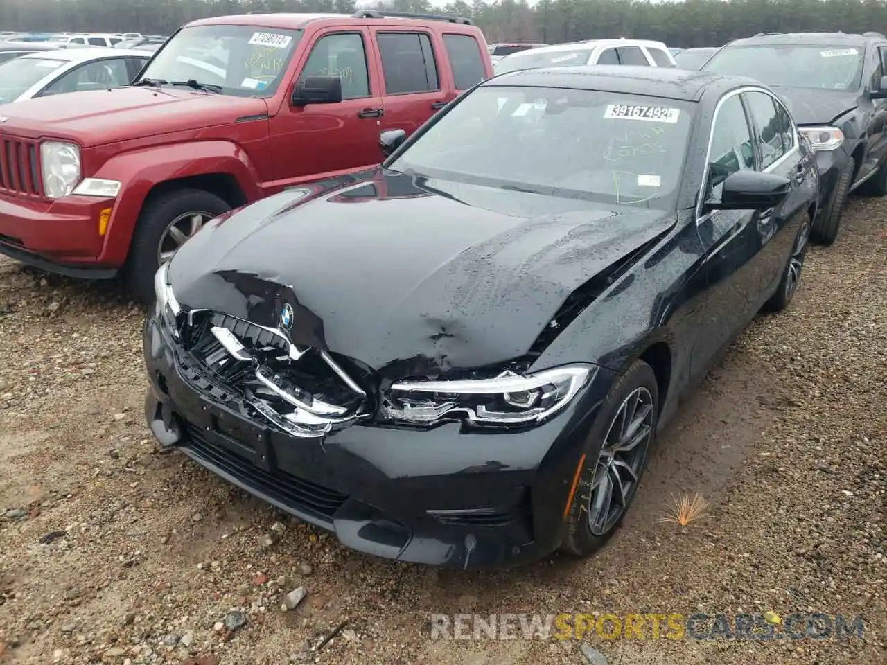 2 Photograph of a damaged car 3MW5R7J05M8C07835 BMW 3 SERIES 2021