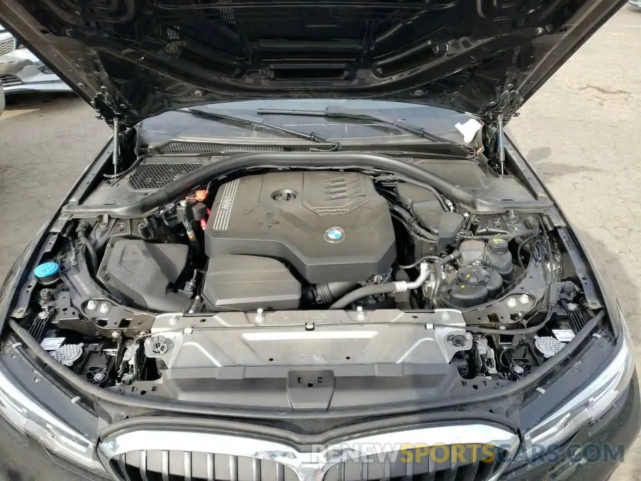 7 Фотография поврежденного автомобиля 3MW5R7J05M8C08029 BMW 3 SERIES 2021