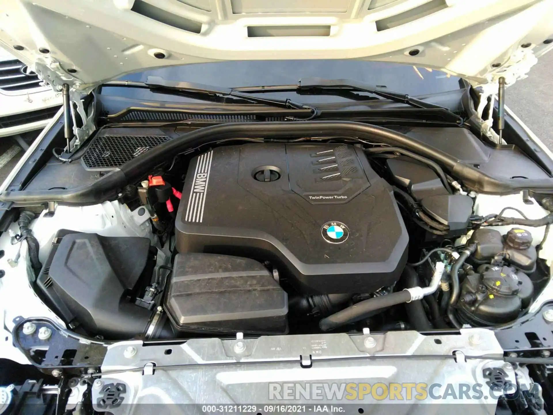 10 Фотография поврежденного автомобиля 3MW5R7J05M8C08967 BMW 3 SERIES 2021