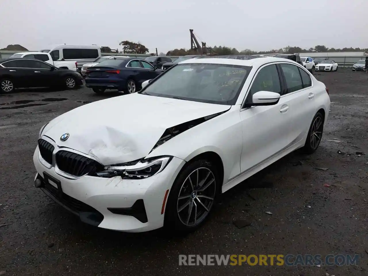 2 Photograph of a damaged car 3MW5R7J05M8C11755 BMW 3 SERIES 2021