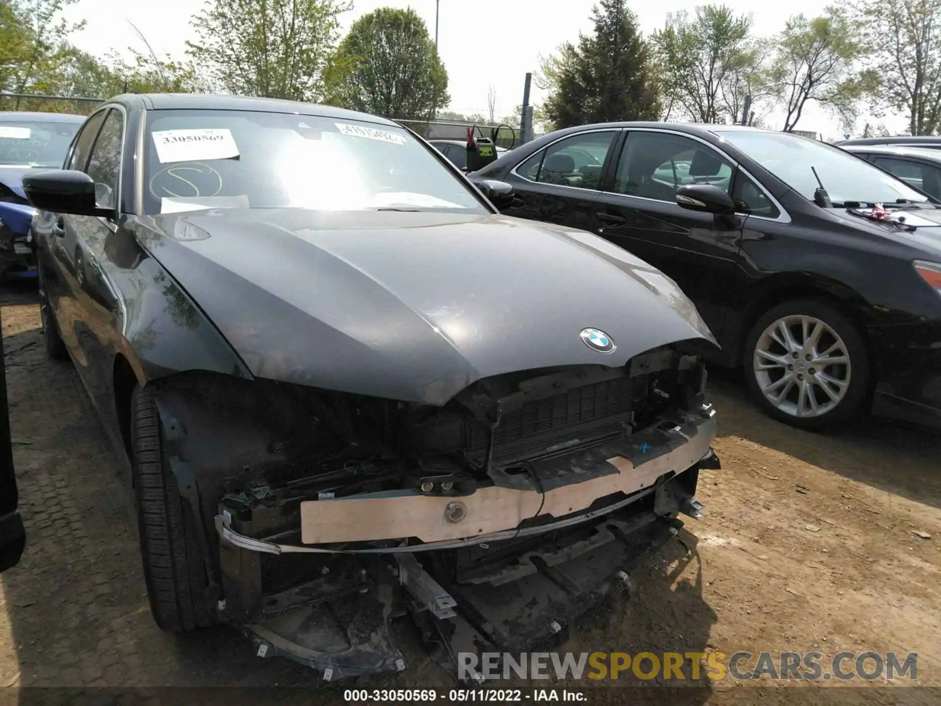 1 Photograph of a damaged car 3MW5R7J05M8C14073 BMW 3 SERIES 2021