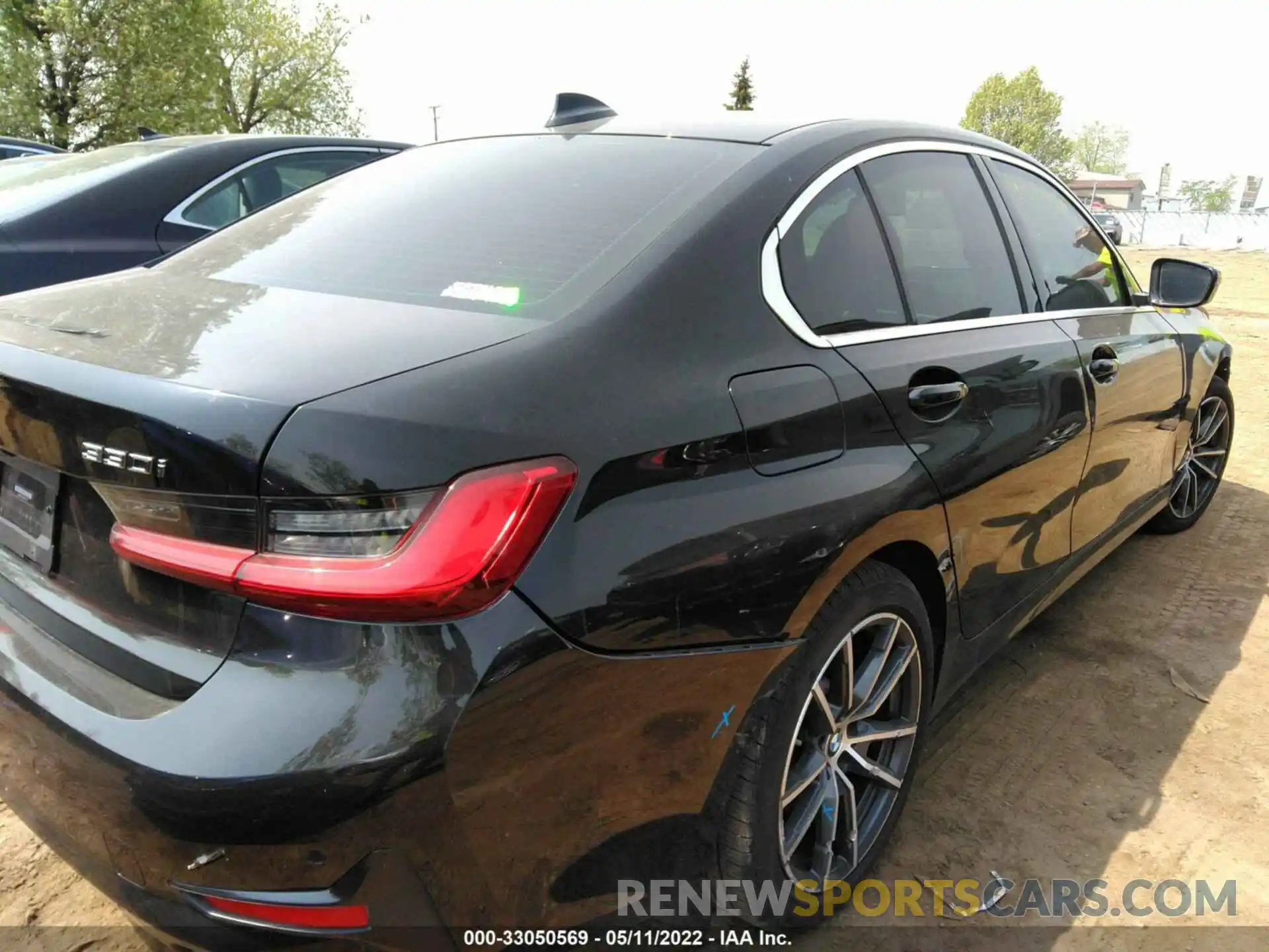 4 Фотография поврежденного автомобиля 3MW5R7J05M8C14073 BMW 3 SERIES 2021