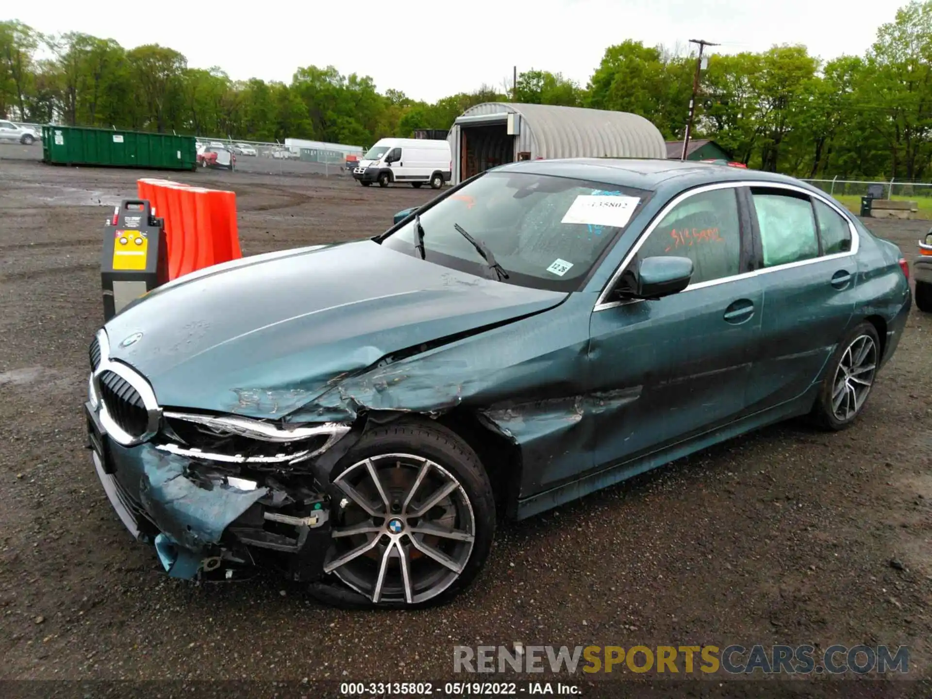 6 Photograph of a damaged car 3MW5R7J05M8C15384 BMW 3 SERIES 2021