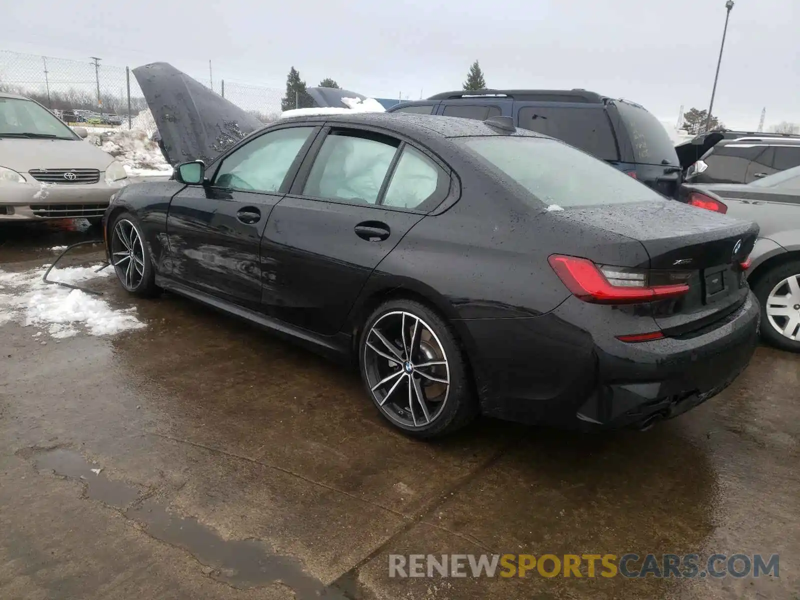 3 Photograph of a damaged car 3MW5R7J06M8B52814 BMW 3 SERIES 2021