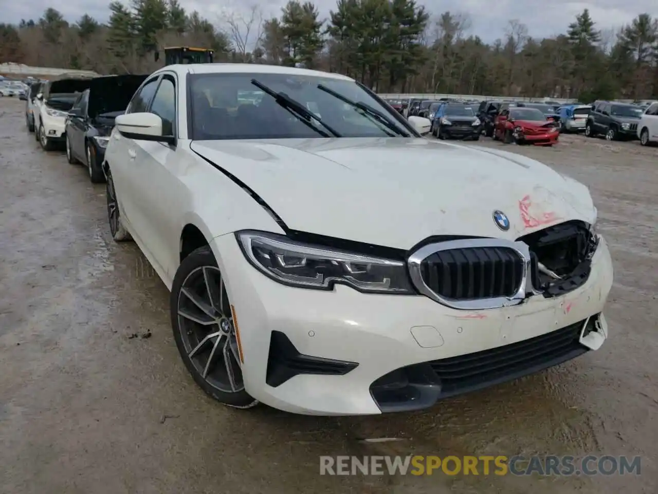 1 Photograph of a damaged car 3MW5R7J06M8B72951 BMW 3 SERIES 2021