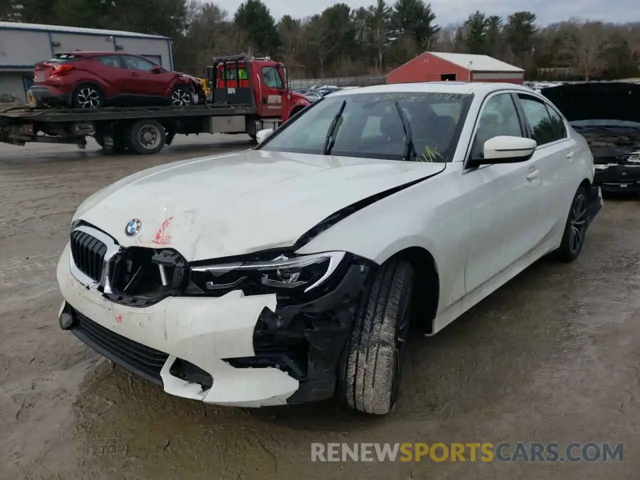 2 Photograph of a damaged car 3MW5R7J06M8B72951 BMW 3 SERIES 2021