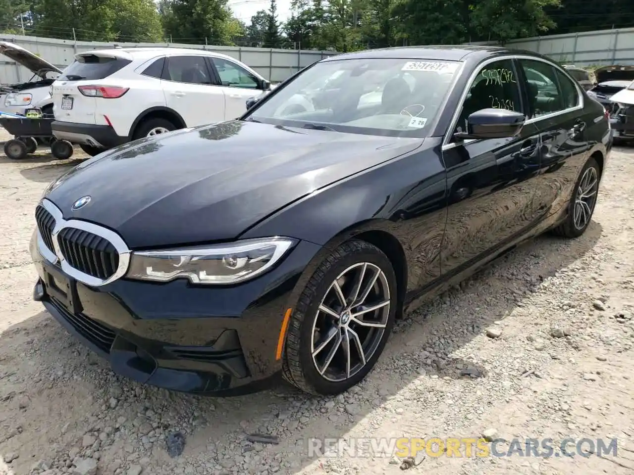 2 Photograph of a damaged car 3MW5R7J06M8B81648 BMW 3 SERIES 2021