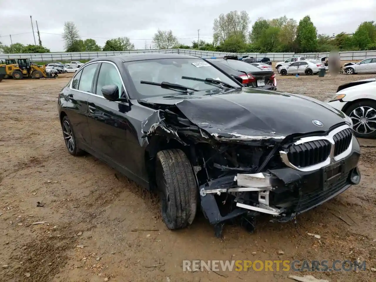 1 Фотография поврежденного автомобиля 3MW5R7J06M8B95677 BMW 3 SERIES 2021