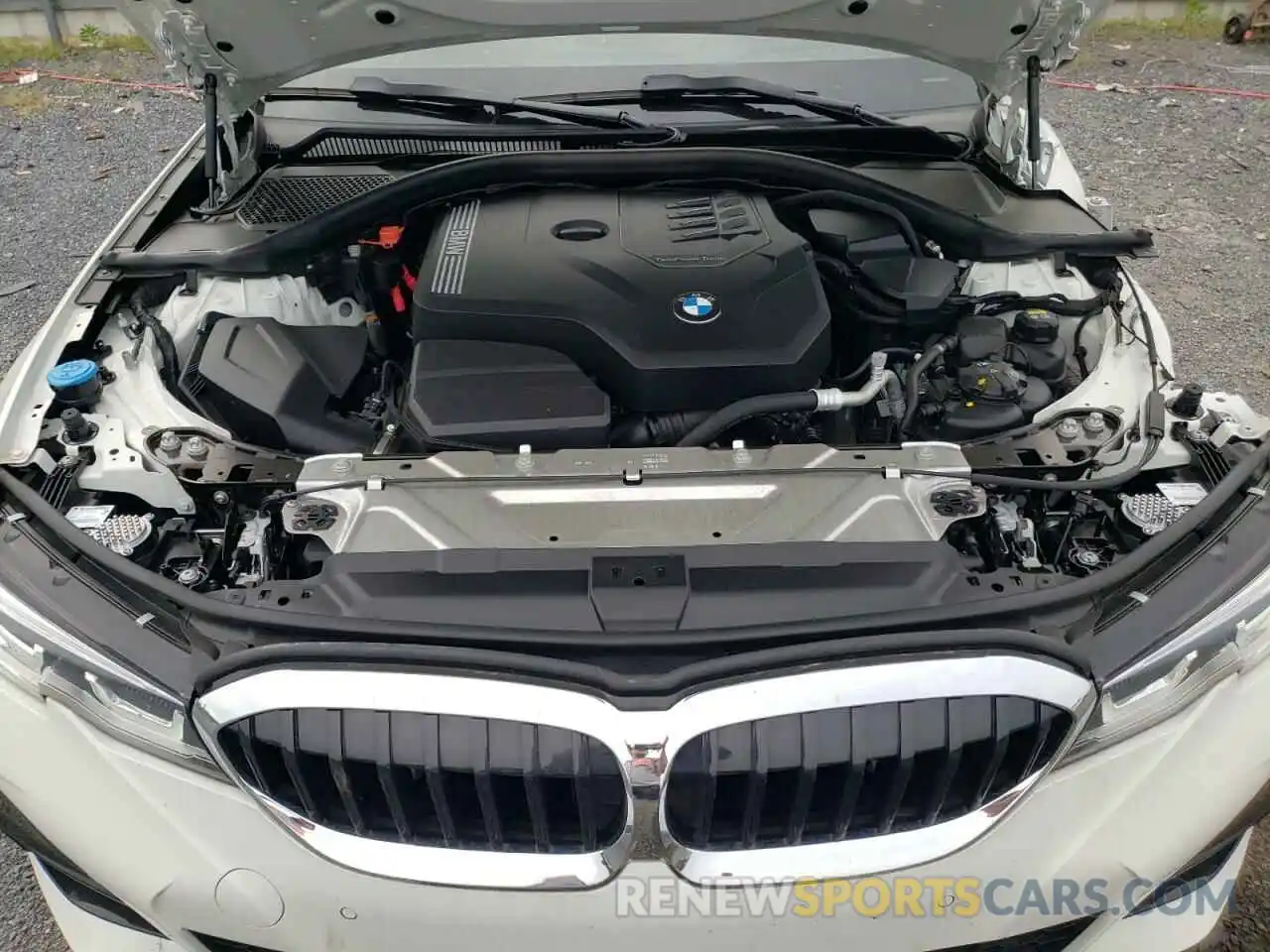 7 Фотография поврежденного автомобиля 3MW5R7J06M8C05690 BMW 3 SERIES 2021