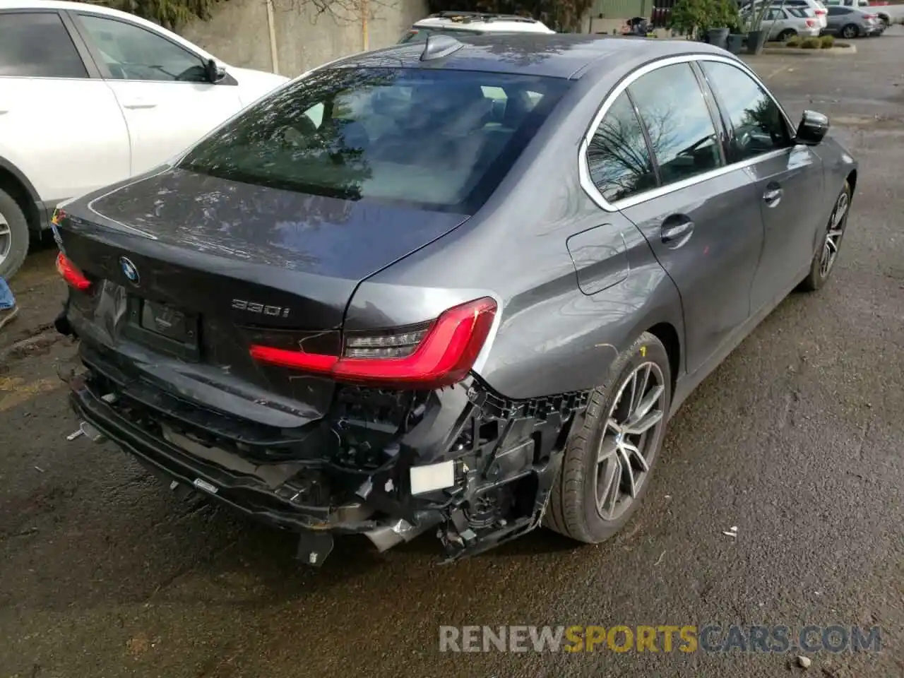 4 Photograph of a damaged car 3MW5R7J06M8C08170 BMW 3 SERIES 2021