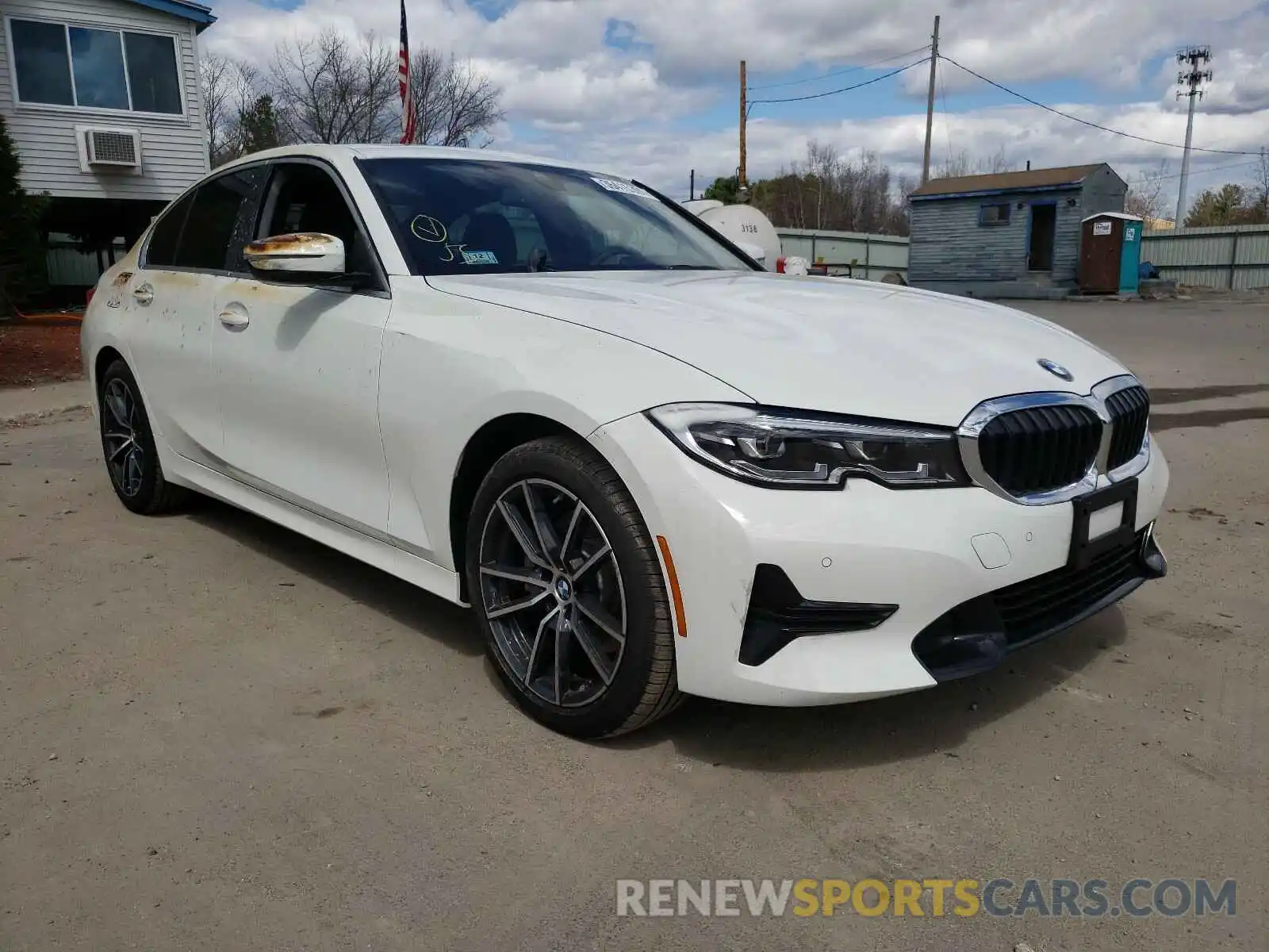 1 Photograph of a damaged car 3MW5R7J07M8B47928 BMW 3 SERIES 2021