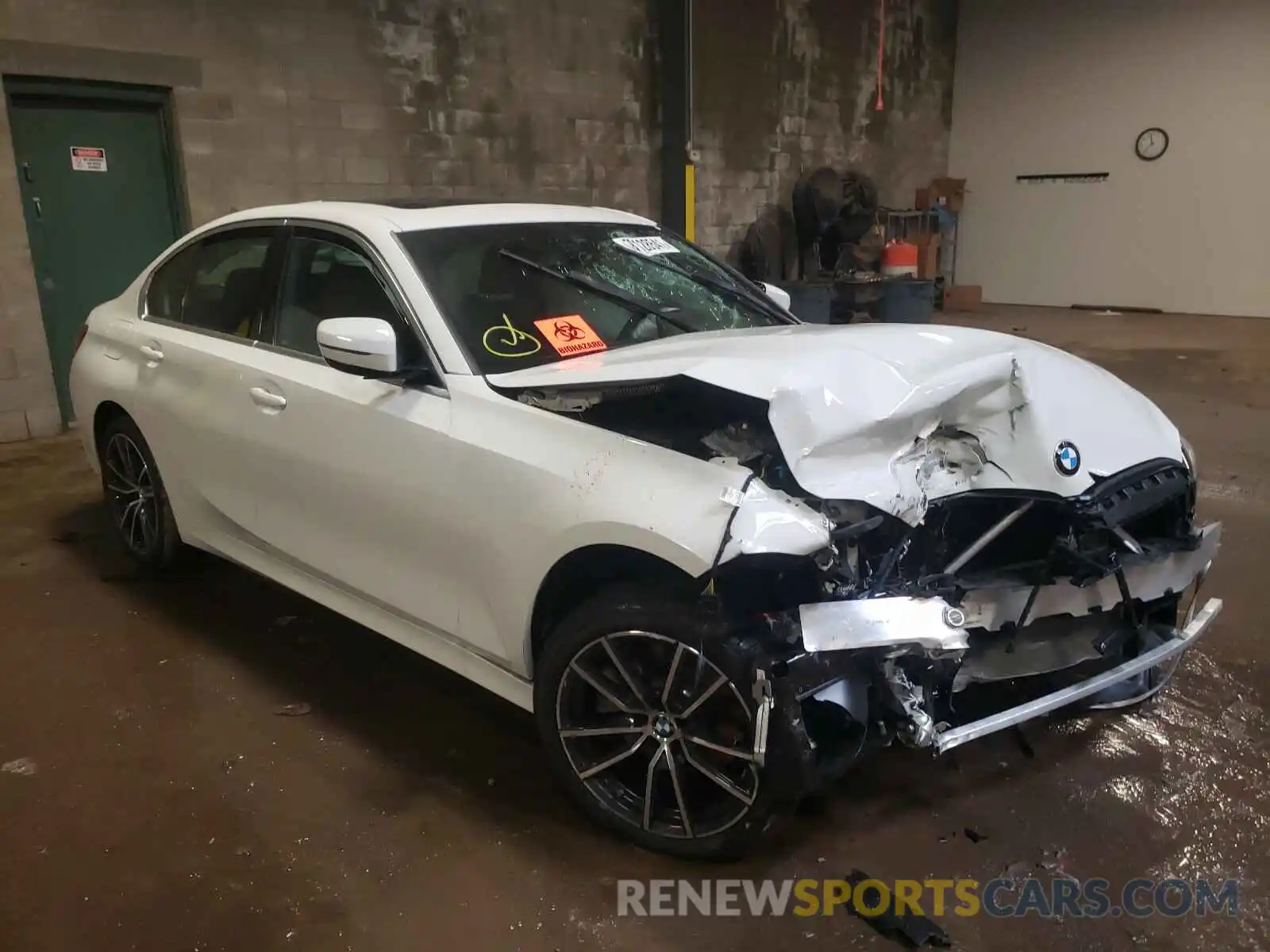 1 Фотография поврежденного автомобиля 3MW5R7J07M8B64566 BMW 3 SERIES 2021