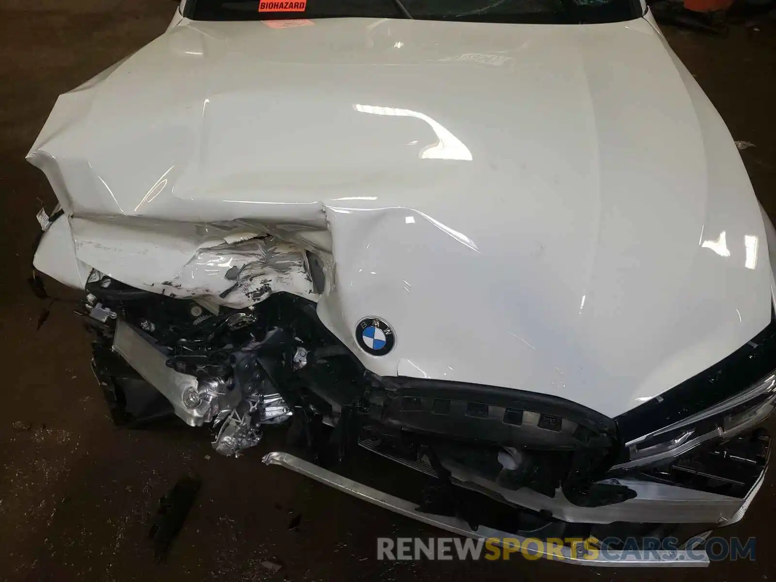 7 Фотография поврежденного автомобиля 3MW5R7J07M8B64566 BMW 3 SERIES 2021