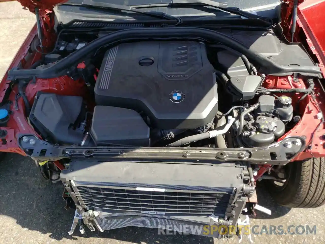 7 Photograph of a damaged car 3MW5R7J07M8B87393 BMW 3 SERIES 2021