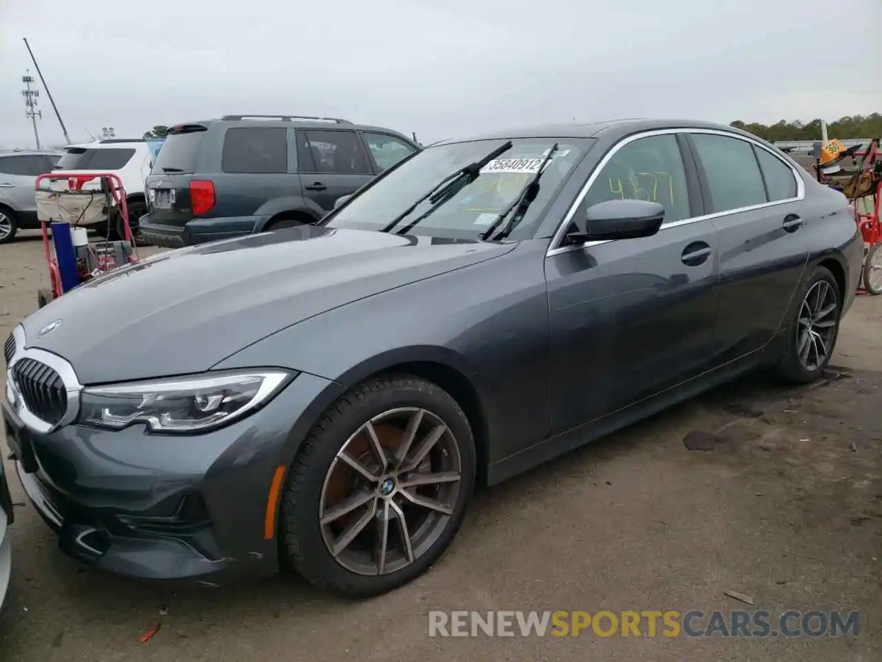 2 Photograph of a damaged car 3MW5R7J07M8B93601 BMW 3 SERIES 2021