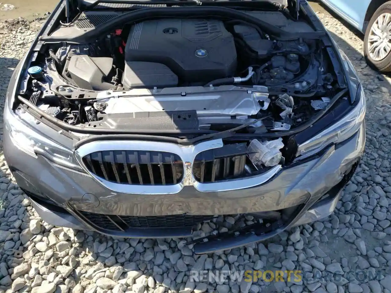 7 Фотография поврежденного автомобиля 3MW5R7J07M8C03172 BMW 3 SERIES 2021