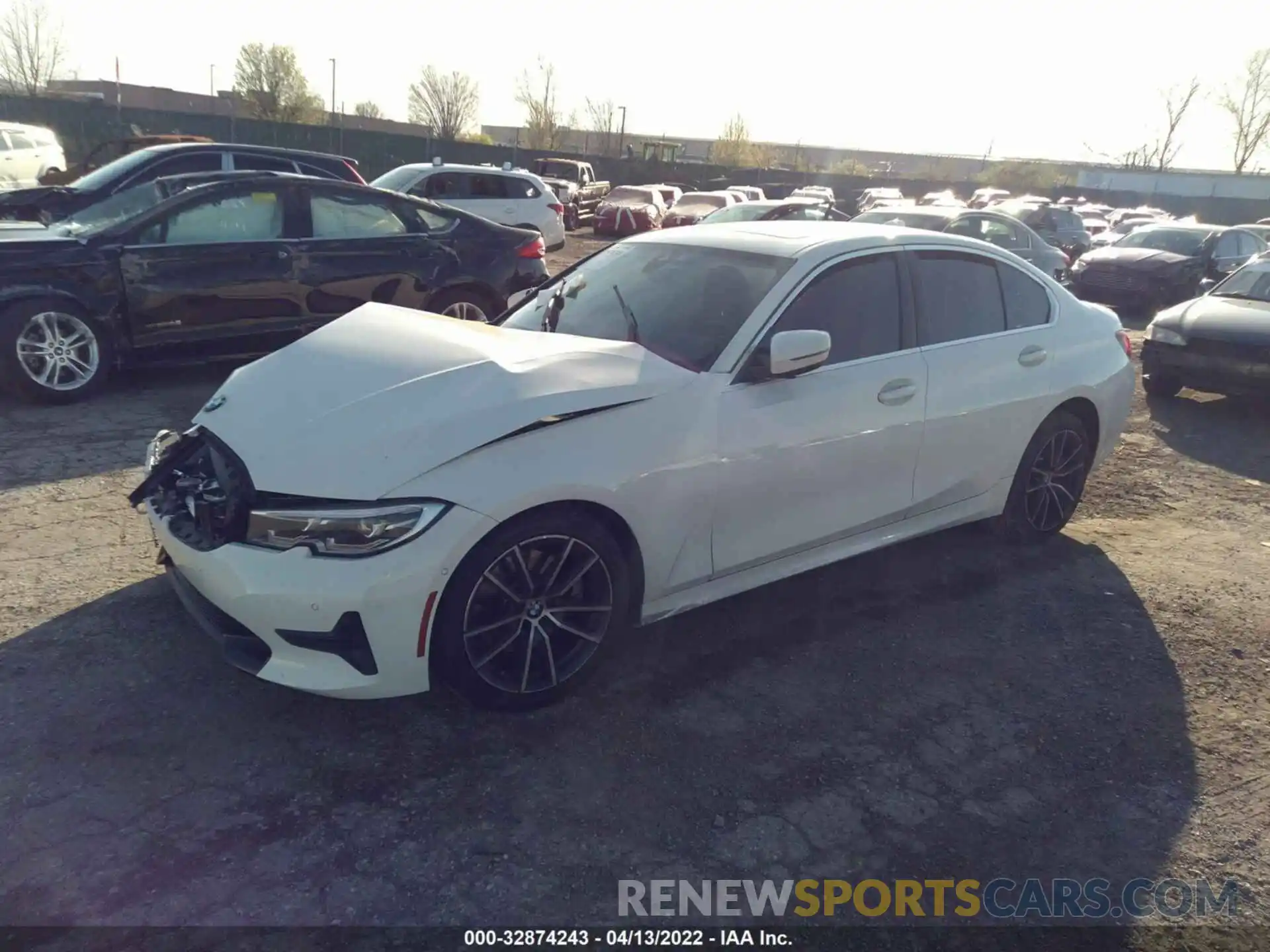 2 Photograph of a damaged car 3MW5R7J08M8B49476 BMW 3 SERIES 2021